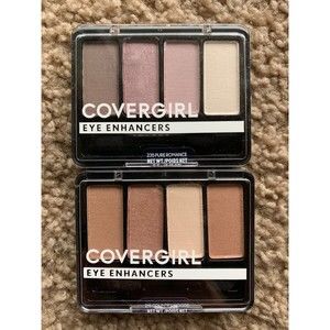 Two Covergirl Eye Enhancers Eyeshadow 215 Country Woods 235 Pure Romance